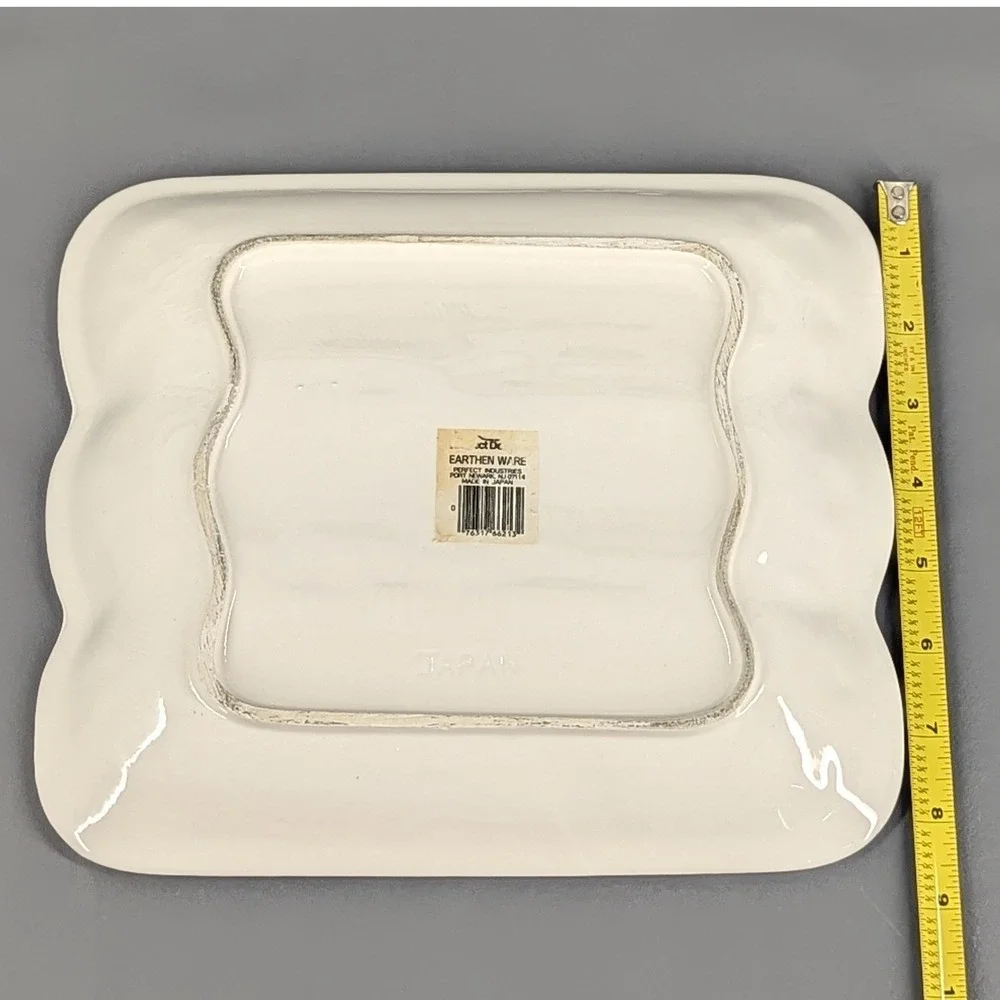 Vintage PI Perfect Industries Corn on the Cob Ceramic Serving Platter Japan